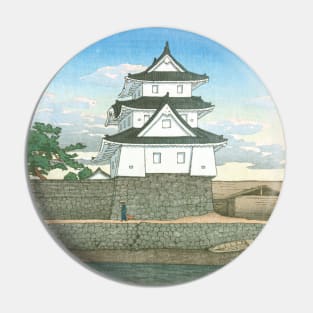 Takamatsu Castle in Sanuki by Kawase Hasui Pin