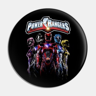 Yellow Power Ranger Courage In Every Strike Pin