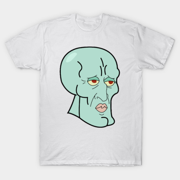 Handsome squidward Spongebob TShirt TeePublic UK