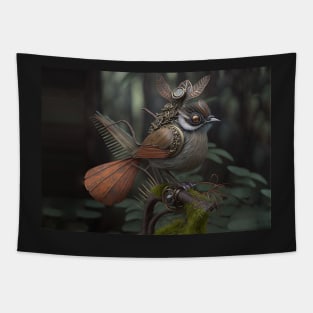 Steampunk fantail Tapestry