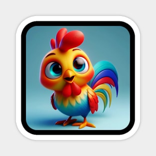 Animals, Insects and Birds - Chicken #18 Magnet