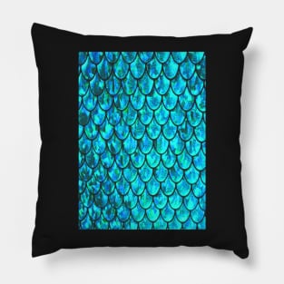Mermaid Design, Vibrant Scales Design Pillow