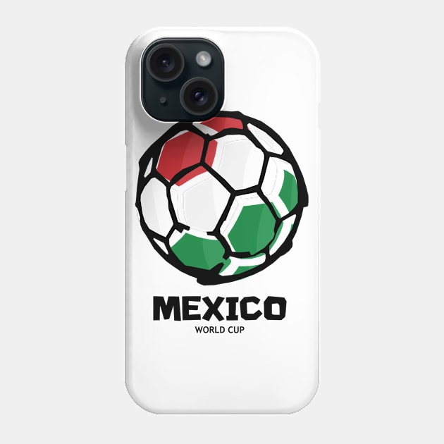 Mexico Football Country Flag Phone Case by KewaleeTee