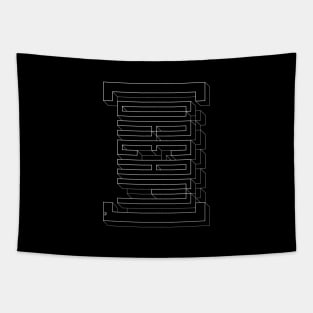 DREAM - Positive Inspirational Word In 3D Pixels Tapestry