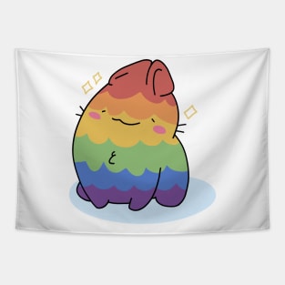 Rainbow Bunny! Tapestry