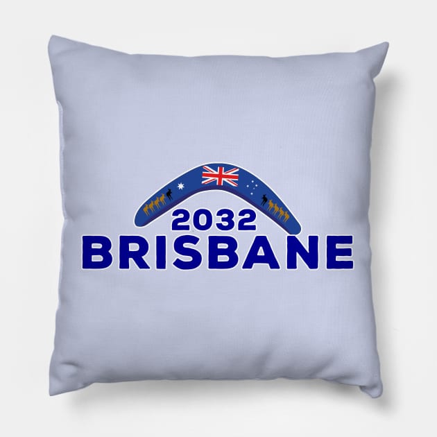 Brisbane Australia Pillow by DiegoCarvalho