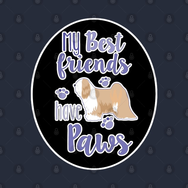 Tibetan Terrier Best Friends by PB&J Designs