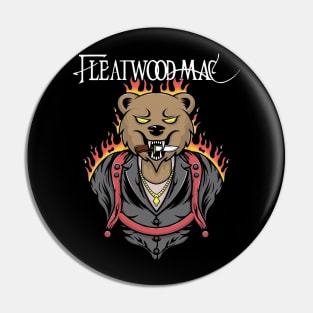 Bear wood mac Pin