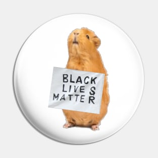 Guinea Pig Black Lives Matter Pin