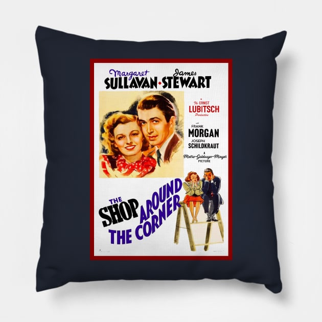 The Shop Around The Corner Pillow by Vandalay Industries