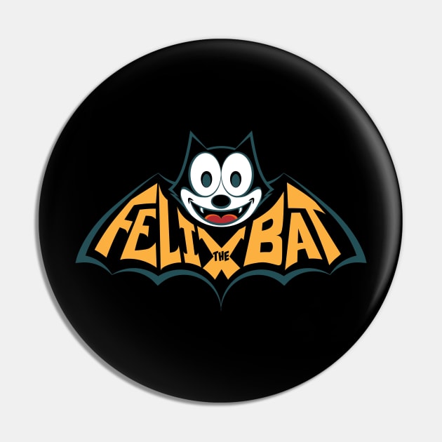 Felix the Bat Pin by majanation