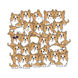 Multi Corgi T-Shirt