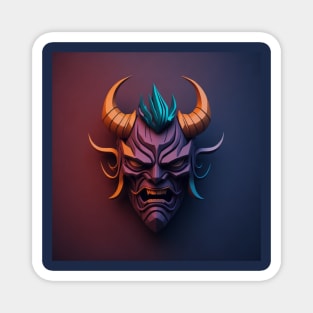 oni mask Magnet