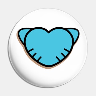 The Amazing World of Gumball Gumball Heart Pin