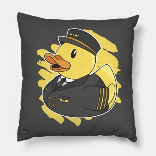 Cute Pilot Rubber Duckie // Bath Toy Duck Pillow