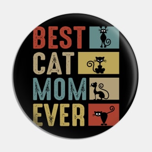 Best Cat Mom Ever Pin