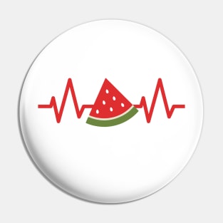 heart watermelon graphic for fruit likers awesome matching couple family cute Pin