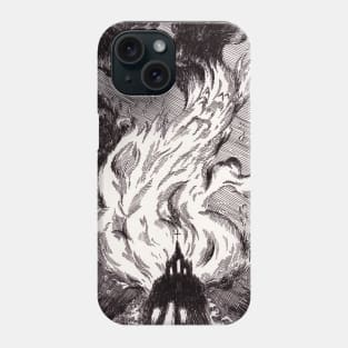 Raging flames Phone Case