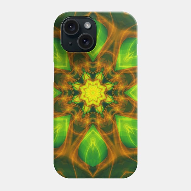 Nature Mandala 01 Phone Case by Edward L. Anderson 