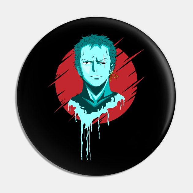 Roronoa Zoro Pin Anime Accessories - Official One Piece Merch