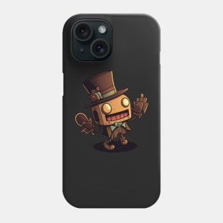 Steampunk robot Phone Case