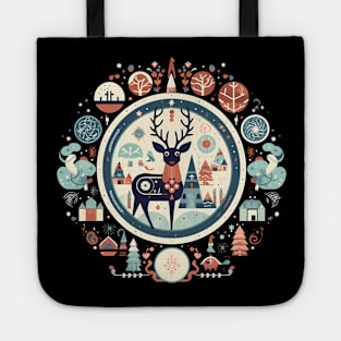 Deer in Ornament, Love Deers Tote