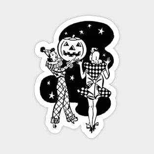 Halloween retro style Magnet