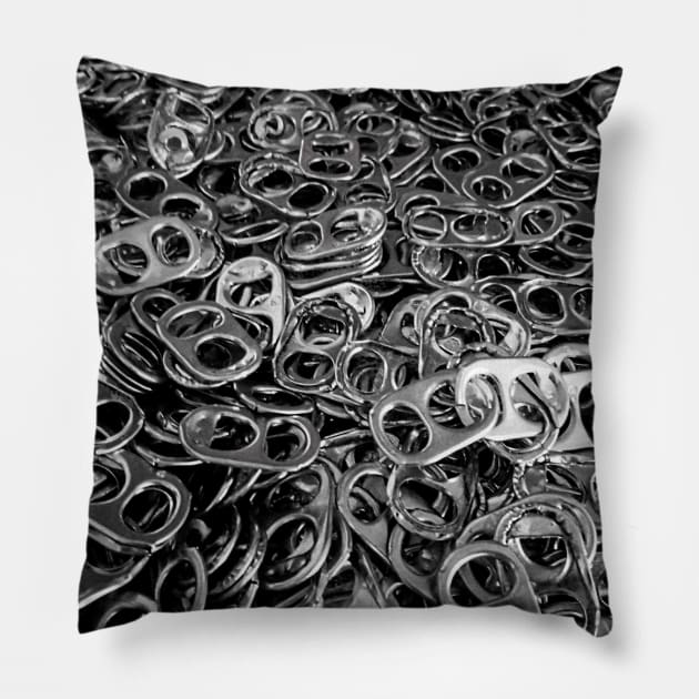 Soda Pull Tabs Pillow by JadedAlice