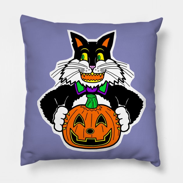 Halloween Cat Pillow by FancyKat