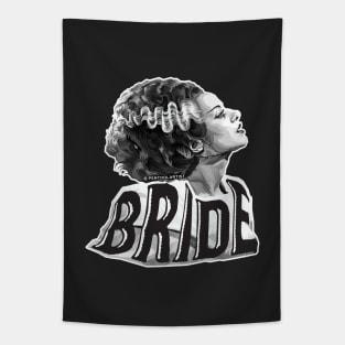 The Black & White Bride Tapestry