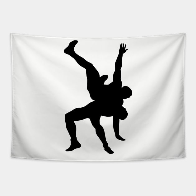 Wrestling Suplex Tapestry by Ruiz Combat Grappling