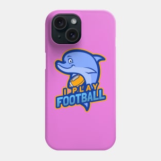 I Play Football Design T-shirt Coffee Mug Apparel Notebook Sticker Gift Mobile Cover Phone Case