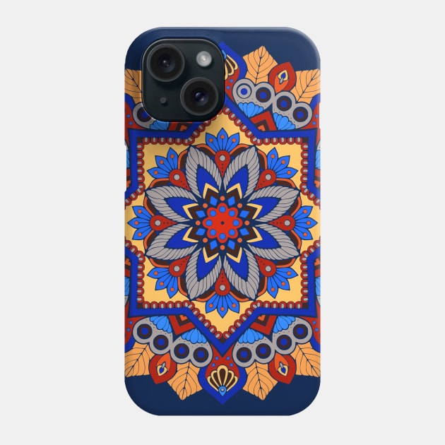 Colorful Artistic Mandala Phone Case by AlondraHanley
