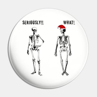 Funny Skeletons halloween T-Shirt Pin