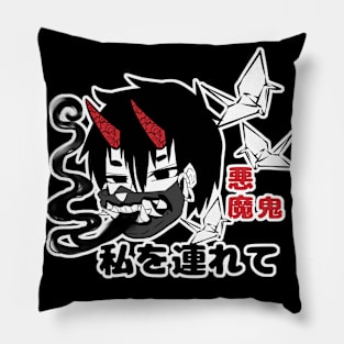 demon japon Pillow
