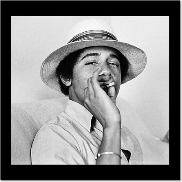 Barack Obama Smoking In College | Vintage Young Obama Tshirt Barack Obama Smoking In College | Vintage Young Obama Tshirt
