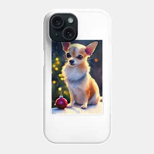 Watercolor chihuahua Phone Case