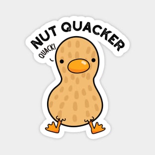 Nut Quacker Funny Peanut Puns Magnet