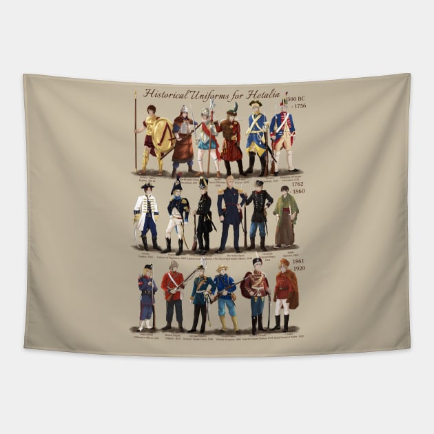 Historical Hetalia V.2 Tapestry by Silentrebel