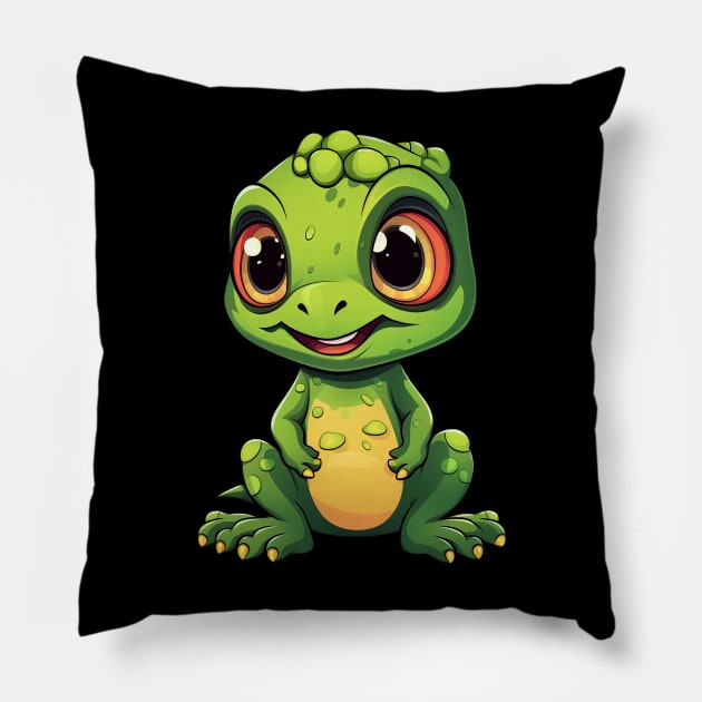 Chameleon Lovers Lizard Chameleons Pillow by fromherotozero