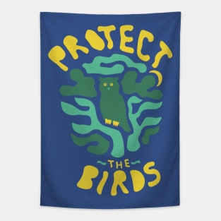 Protect the Birds Tapestry