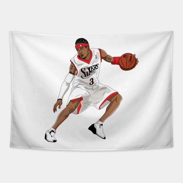 Allen Iverson Tapestry by xavierjfong