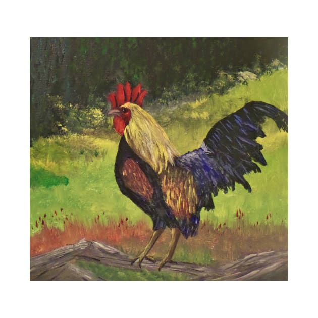 Proud Rooster by Allison Prior Art