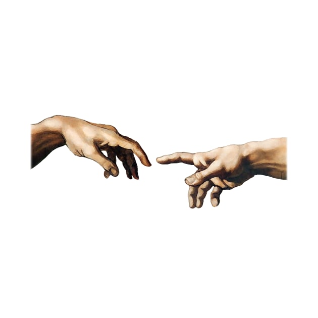 Hands of God and Adam by rebelshop