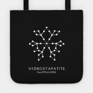 Hydroxyapatite Molecular Structure - Black Tote