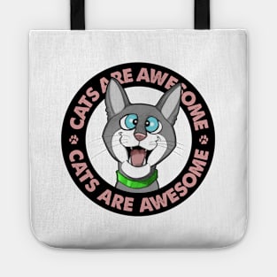 Cats Are Awesome Tote