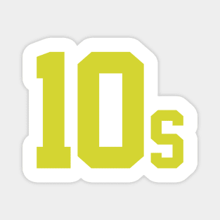 10s Tennis Player Logo by CoVA Tennis Magnet