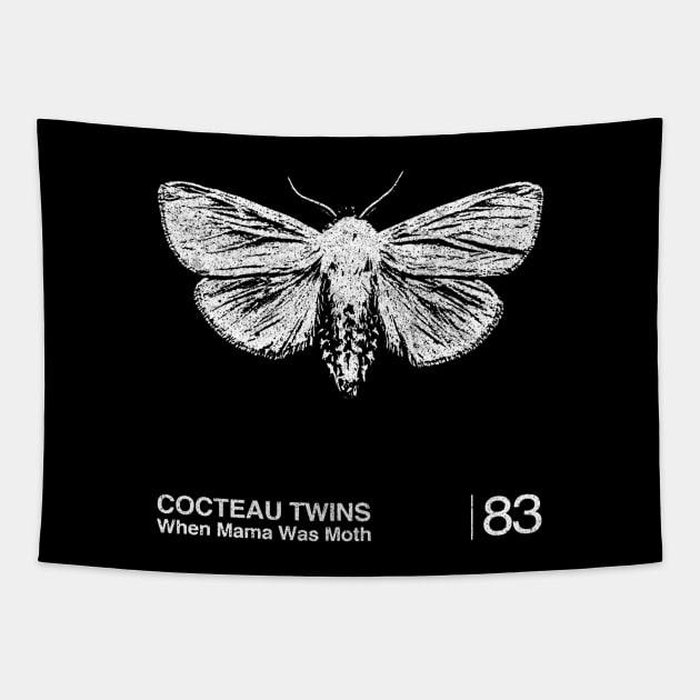 When Mama Was Moth / Minimalist Graphic Artwork Design Tapestry by saudade