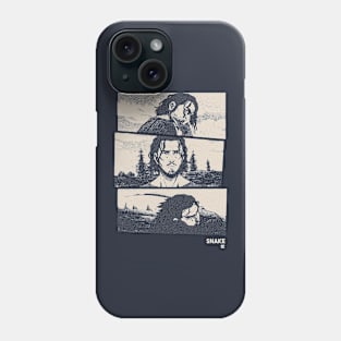 Snake Vinland Saga Gloomy Halftone Fanart Design Phone Case