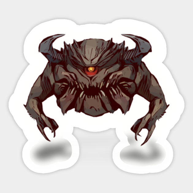 Doom Eternal Demons Png Doom Demon Original Artwork Doom Eternal Sticker Teepublic doom demon original artwork